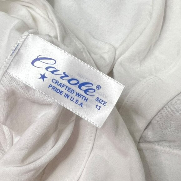 VTG Carole Panties Size 13‎ White Made in the USA Cotton Style 637 Granny Panty - Picture 5 of 8